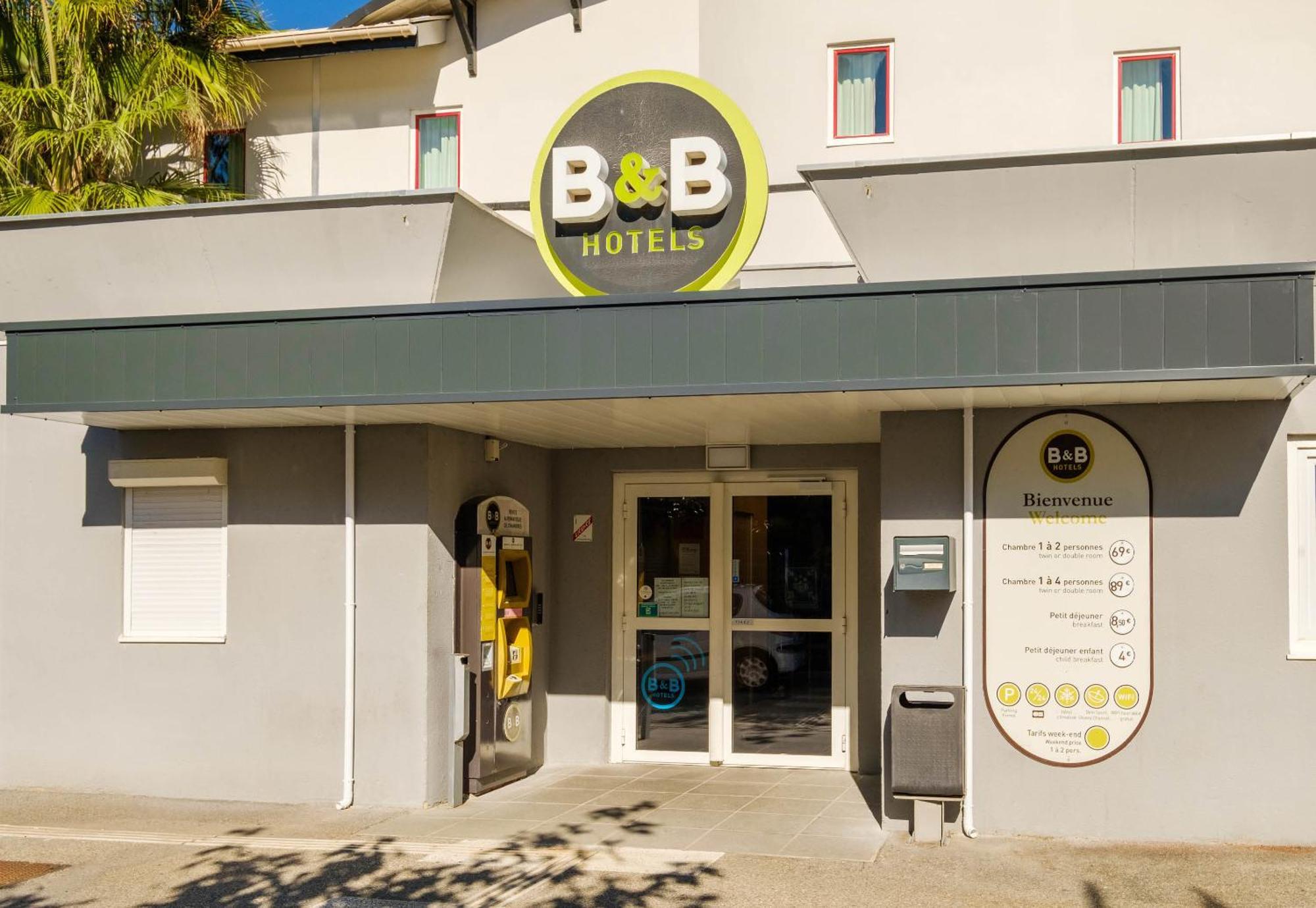 B&B Hotel Villeneuve Loubet Plage ภายนอก รูปภาพ